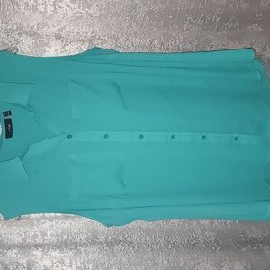Apt. 9 Teal Sleeveless Blouse